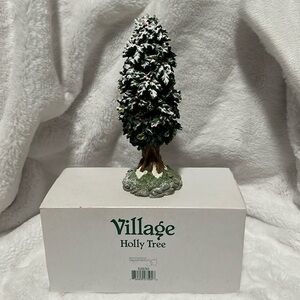 Dept 56 Village Accessories - 7" Village Holly Tree - #52630
